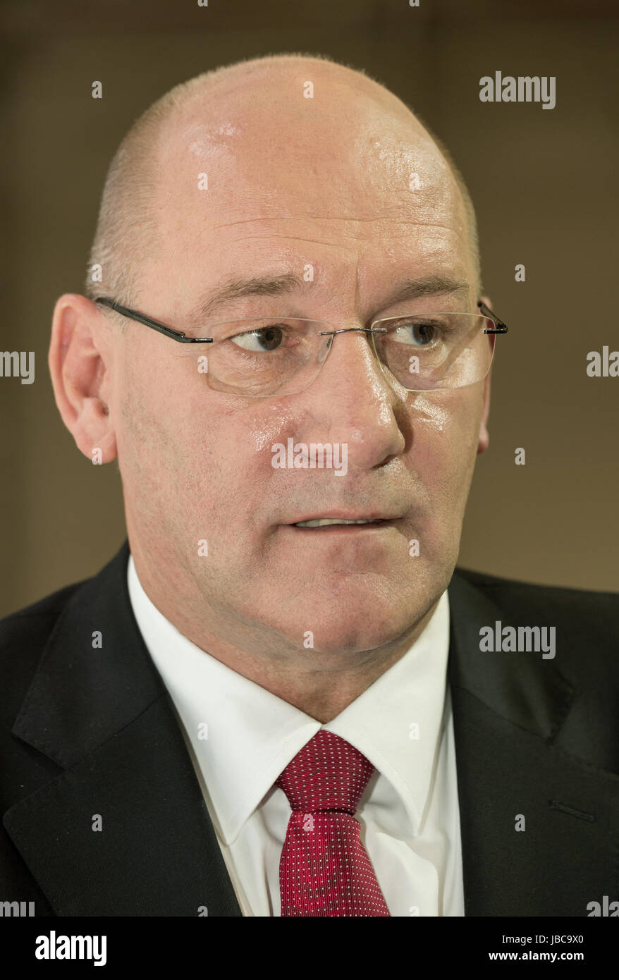 Wreschen, Polen, Jens Ocksen, Vorsitzender des Vorstands der Volkswagen Poznan Stockfoto
