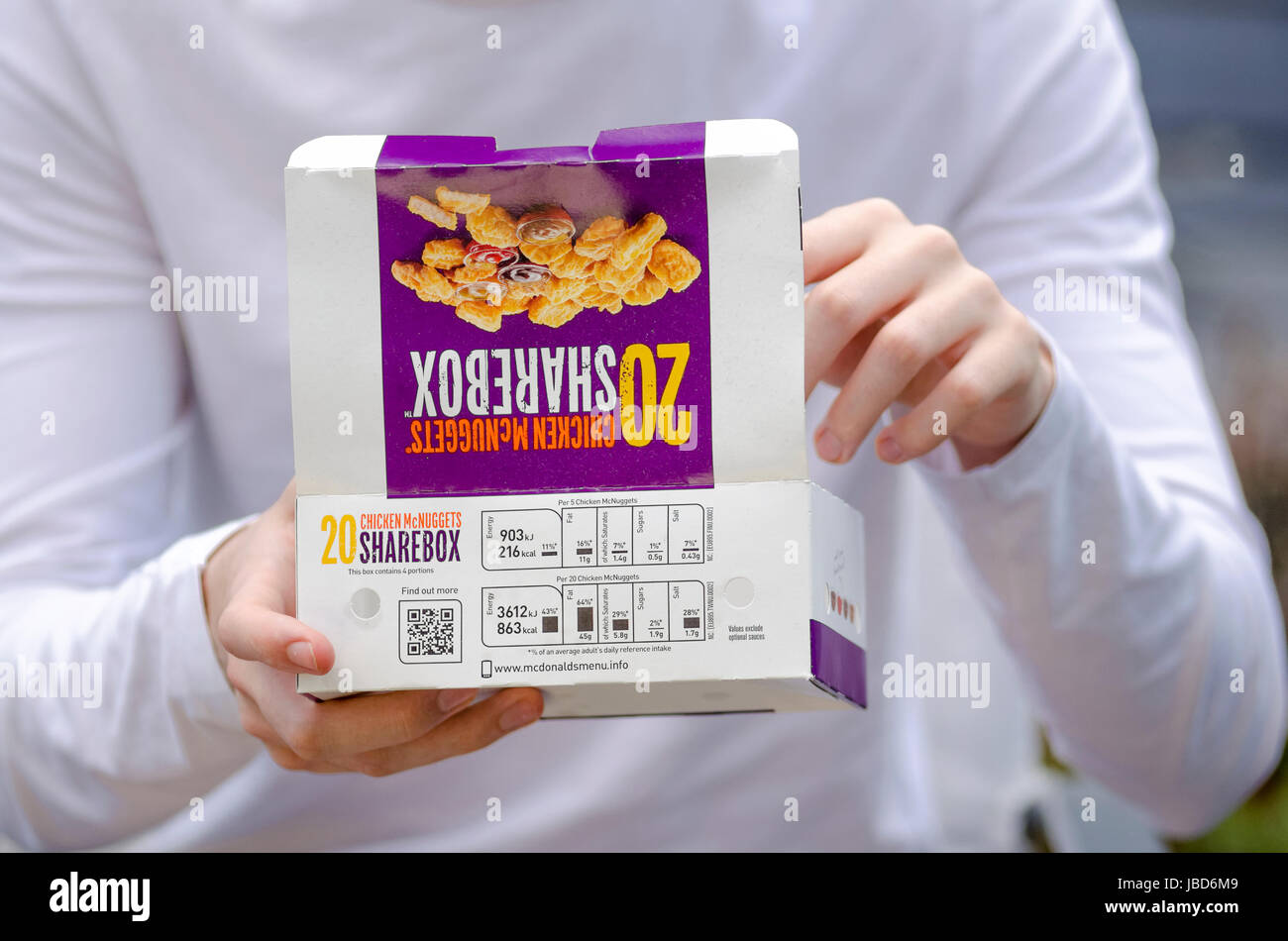 Mcdonald S Chicken Mcnuggets Mcdonald Box Ist Ein Fast Food