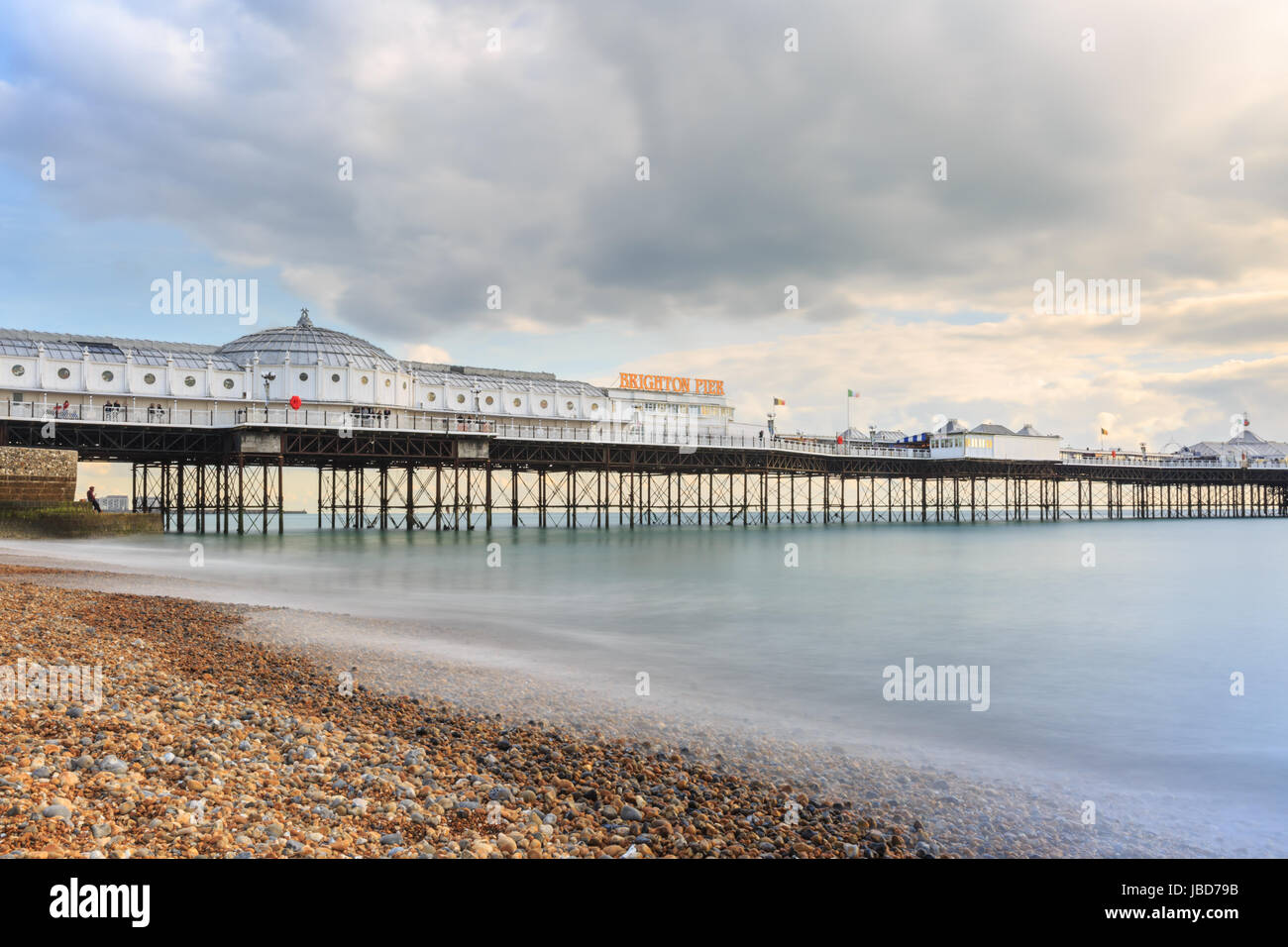 Brighton Palace Pier, viktorianischen Vergnügen Pier in Brighton, England, Vereinigtes Königreich Stockfoto