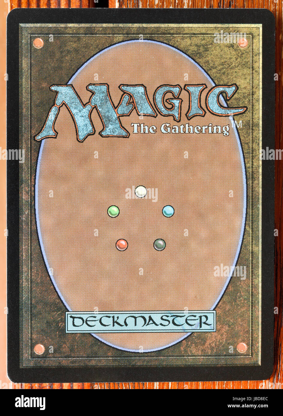 Moskau, Russland - 24. März 2013: Magic: The Versammlungen Karte wieder typisches Design. Das Spiel wurde von Richard Garfield erstellt und erstmals veröffentlicht im Jahr 1993 von den Zauberern der Küste. Stockfoto