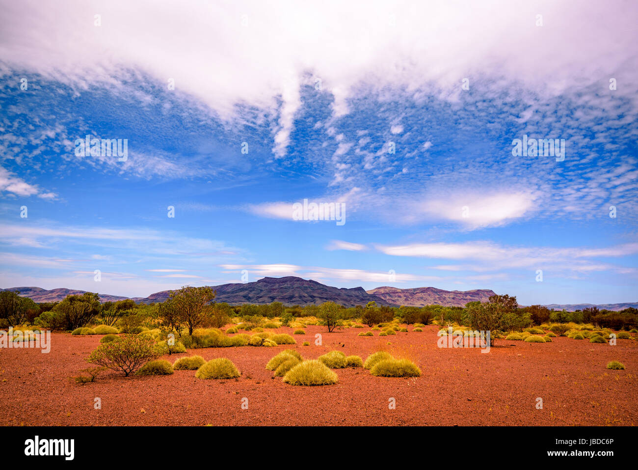 Hamersley Range Karijini-Nationalpark, Pilbara, Western Australia Stockfoto