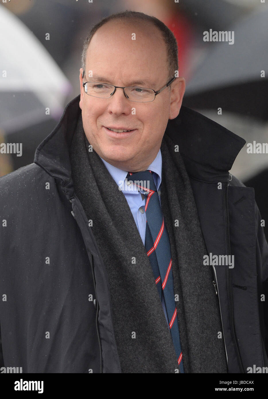 Mittagessen zum norwegischen König Harald v. und Königin Sonja 80. Geburtstag auf der Königlichen Yacht Norge Honnørbrygga Dock, Oslo, Norwegen mit feiern: Prinz Albert von Monaco wo: Oslo, Vereinigtes Königreich bei: 10. Mai 2017 Credit: WENN.com Stockfoto