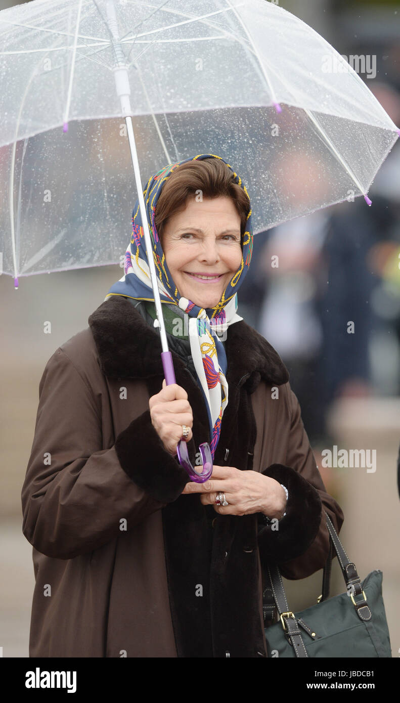 Mittagessen zum norwegischen König Harald v. und Königin Sonja 80. Geburtstag auf der Königlichen Yacht Norge Honnørbrygga Dock, Oslo, Norwegen mit feiern: Königin Silvia von Schweden wo: Oslo, Vereinigtes Königreich bei: 10. Mai 2017 Credit: WENN.com Stockfoto