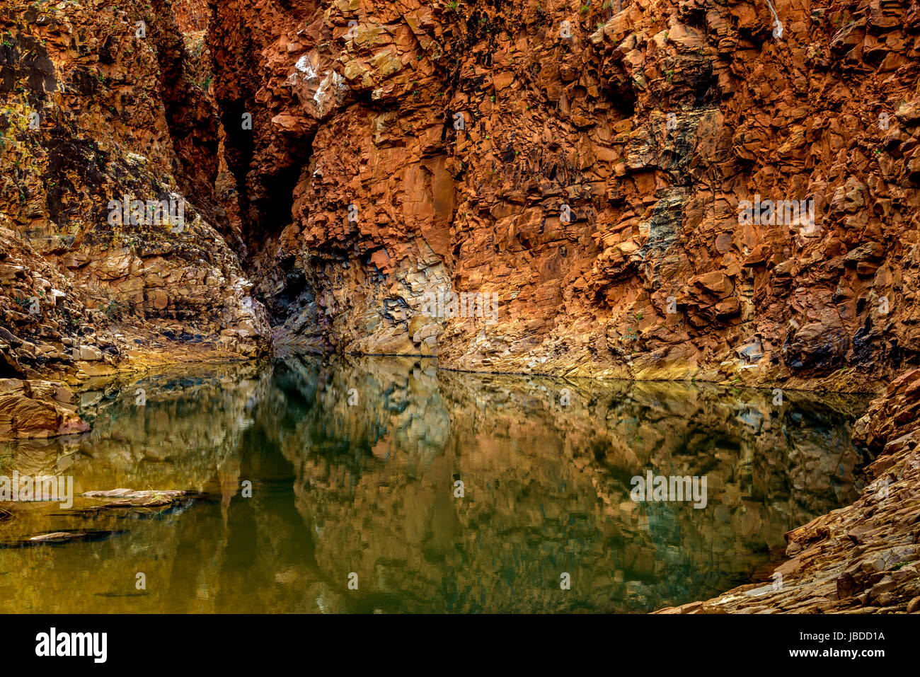 Redbank Gorge in West Macdonnell Ranges, Northern Territory Stockfoto