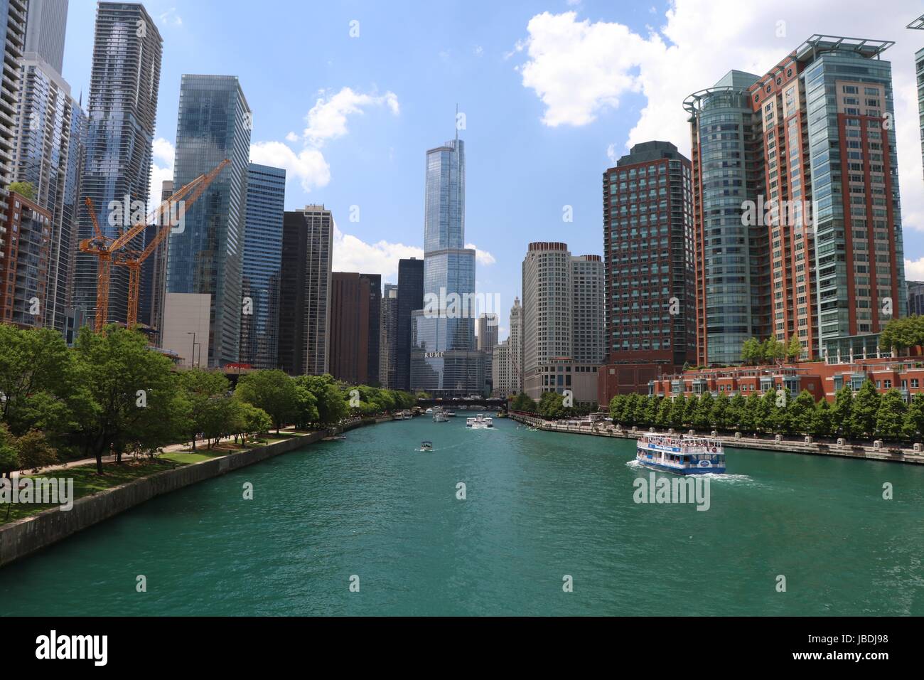 "Downtown Chicago" Stockfoto