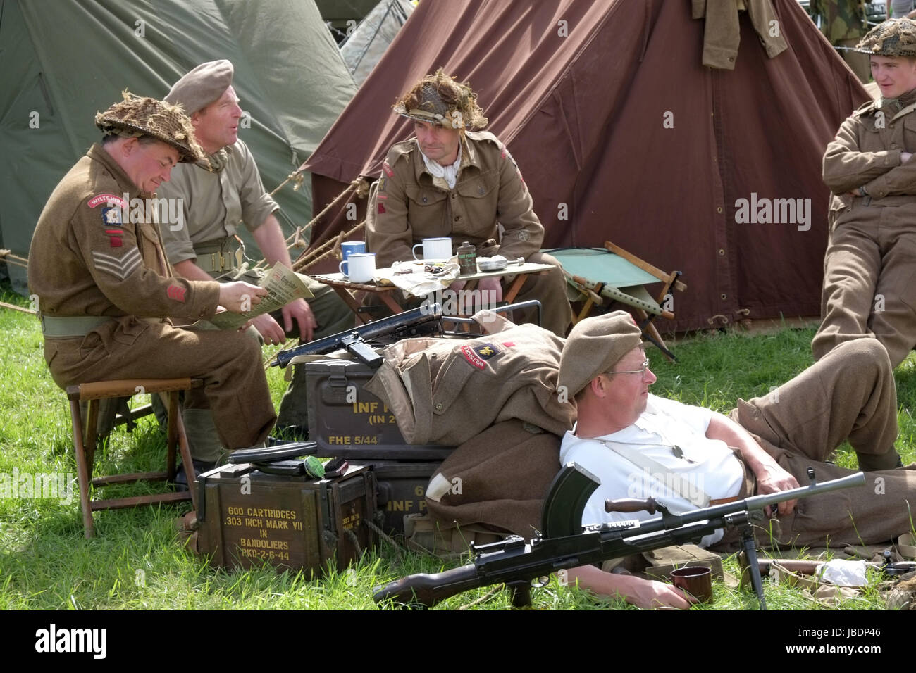 10. Juni 2017 - show Krieg und Frieden im Wraxall im Norden Somerset.Engalnd. Stockfoto