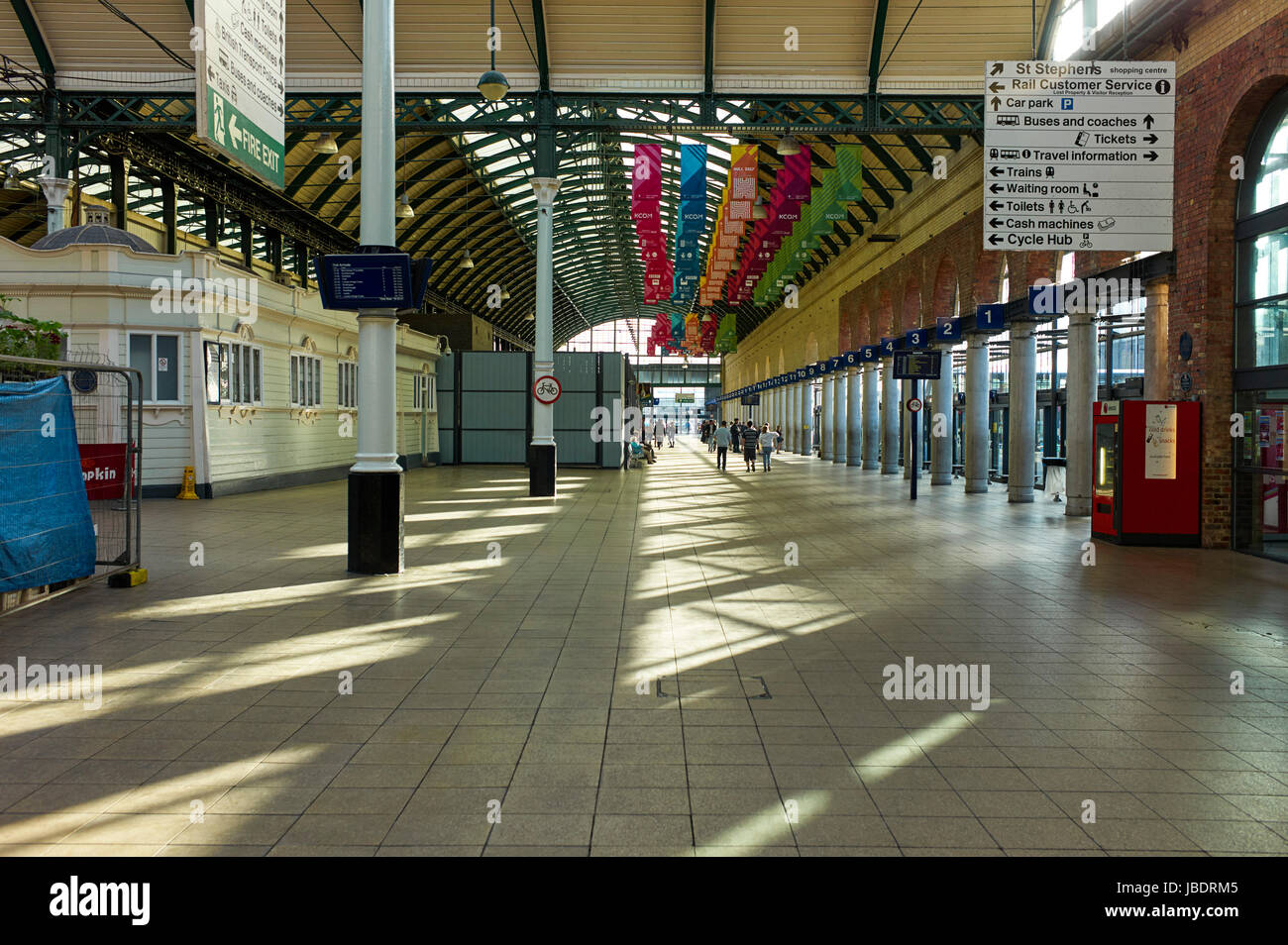 Paragon-Verkehrsknotenpunkt in Hull Stockfoto