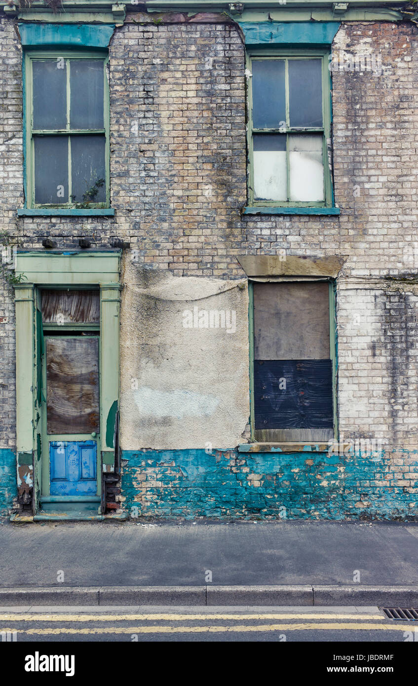 Verlassener Gebäude im Zentrum von Hull Stockfoto