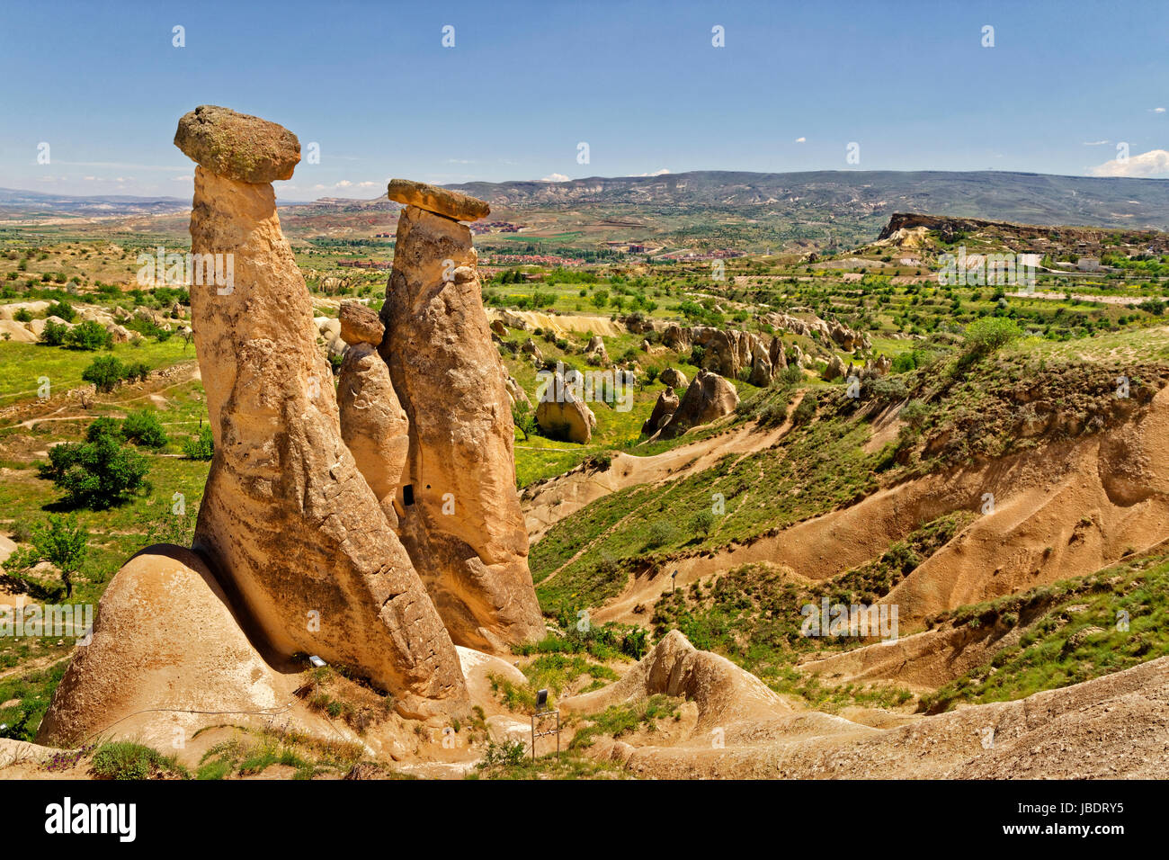 Feenkamine im Nationalpark Göreme, Kappadokien, Türkei Stockfoto