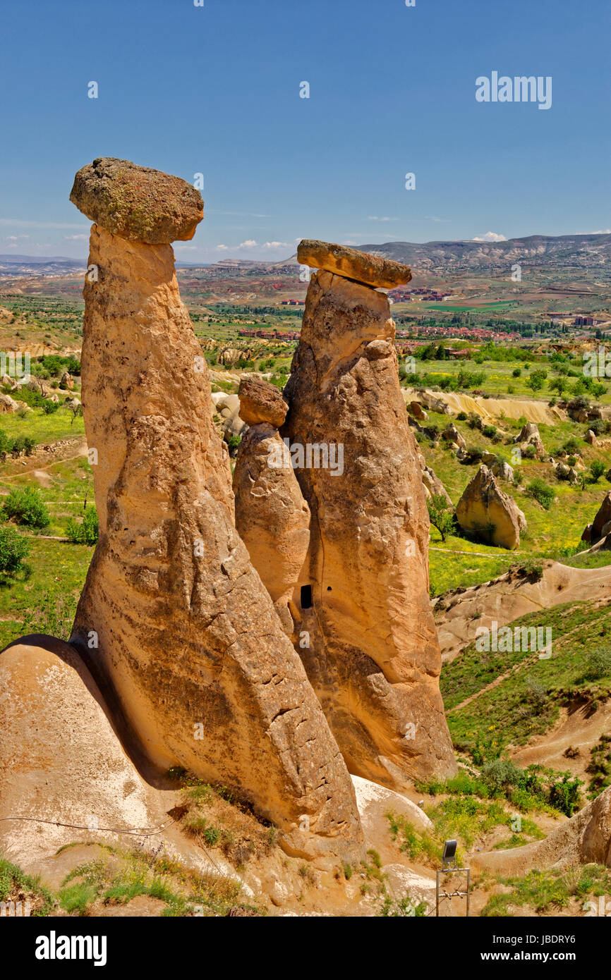 Feenkamine im Nationalpark Göreme, Kappadokien, Türkei Stockfoto