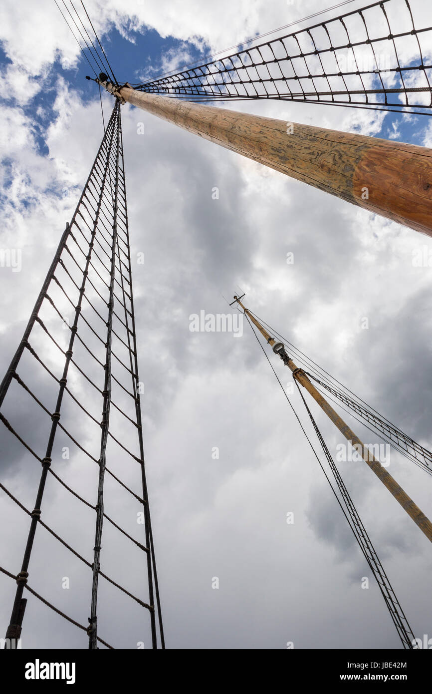 Williams, restauriert Baltic Trader, hoch Schiffsprojekt Blyth, Blyth, Northumberland, UK, Juni 2017 Stockfoto