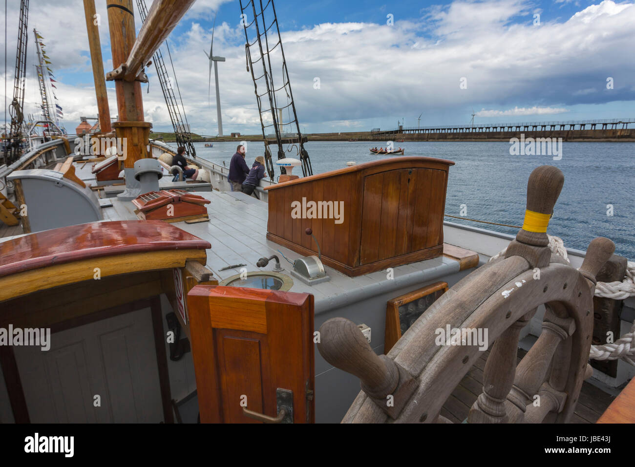 Williams, restauriert Baltic Trader, hoch Schiffsprojekt Blyth, Blyth, Northumberland, UK, Juni 2017 Stockfoto
