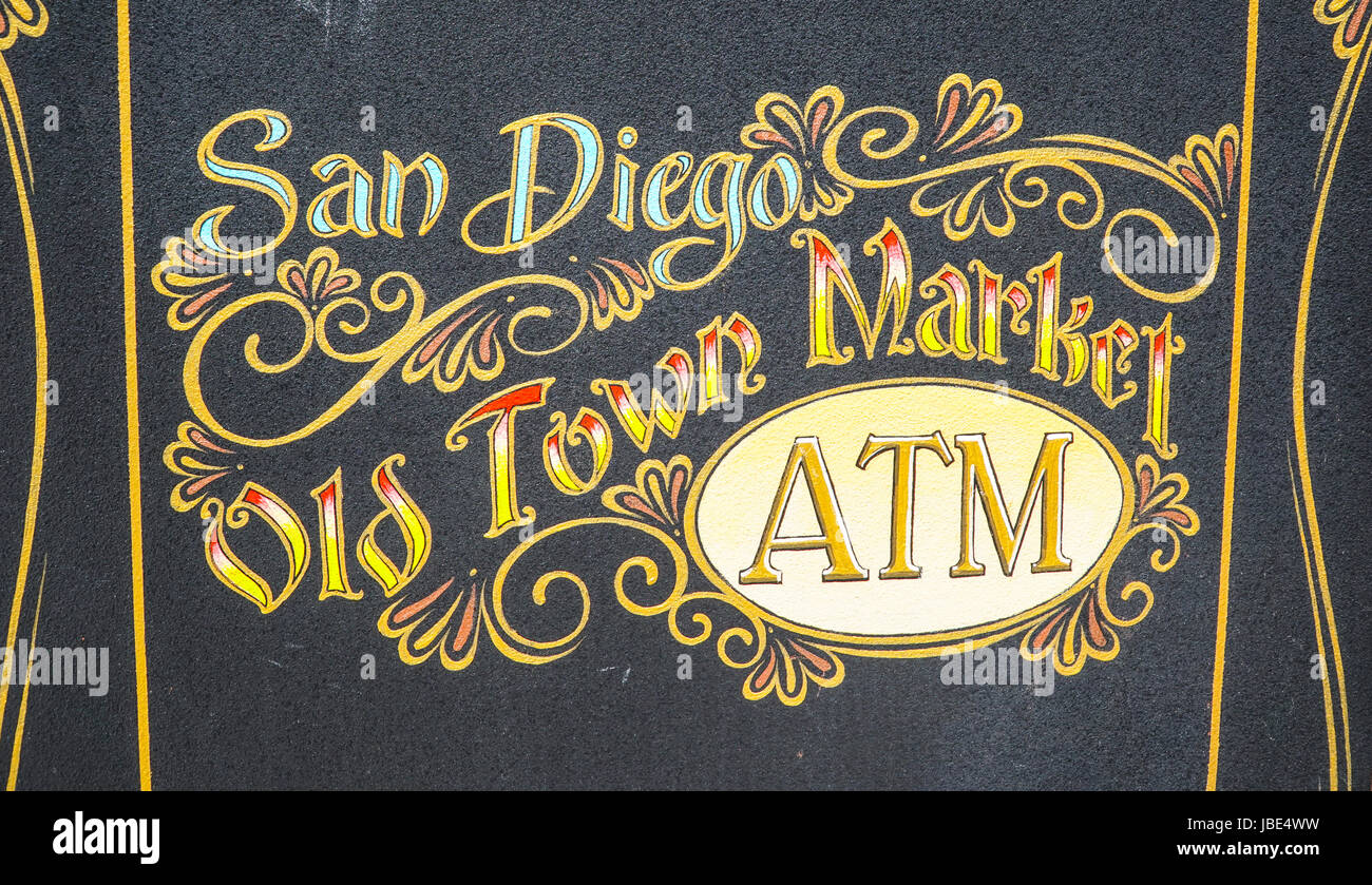 San Diego Old Town Market - SAN DIEGO - Kalifornien Stockfoto