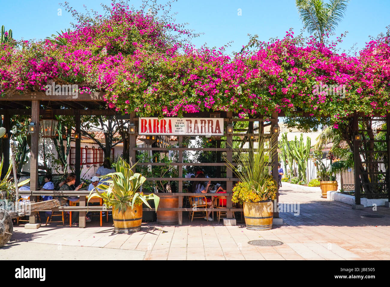 Barra Altstadt Saloon in San Diego - SAN DIEGO - Kalifornien Stockfoto