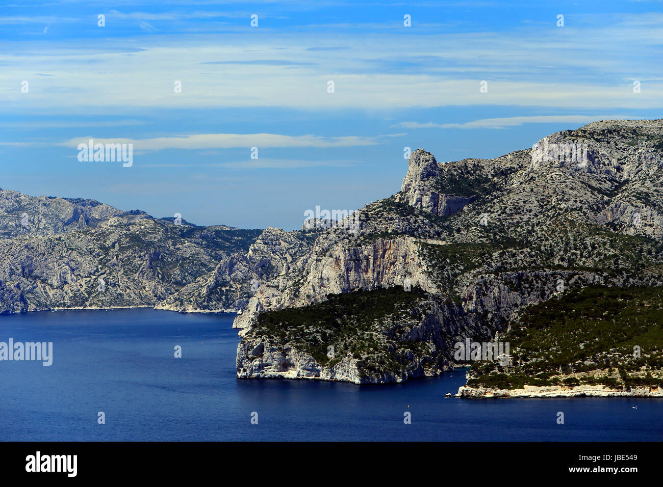 Die Calanques von Marseille in der Provence, Bouches du Rhône, Frankreich Stockfoto