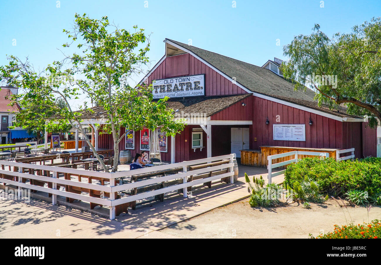 Alte Stadt-Theater in San Diego - SAN DIEGO - Kalifornien Stockfoto