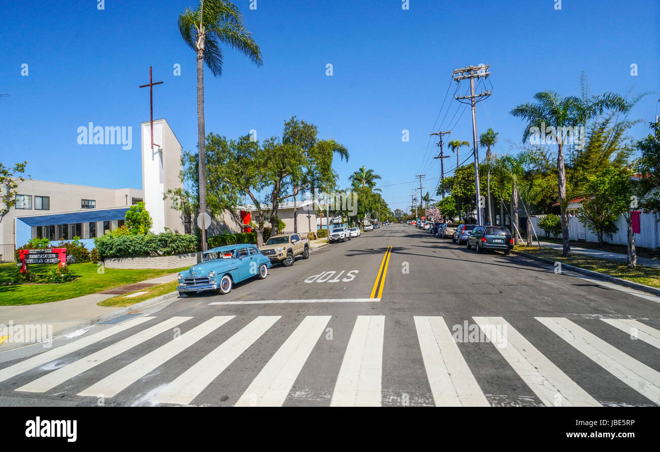 San Diego Old Town Street View - SAN DIEGO - Kalifornien Stockfoto