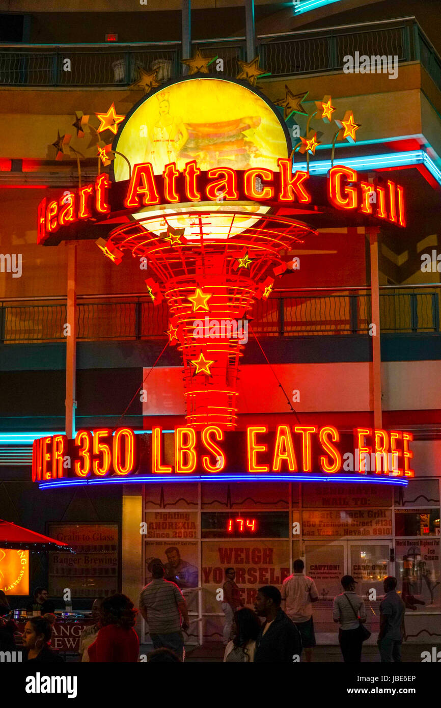 Heart Attack Grill in Downtown Las Vegas LAS VEGAS NEVADA