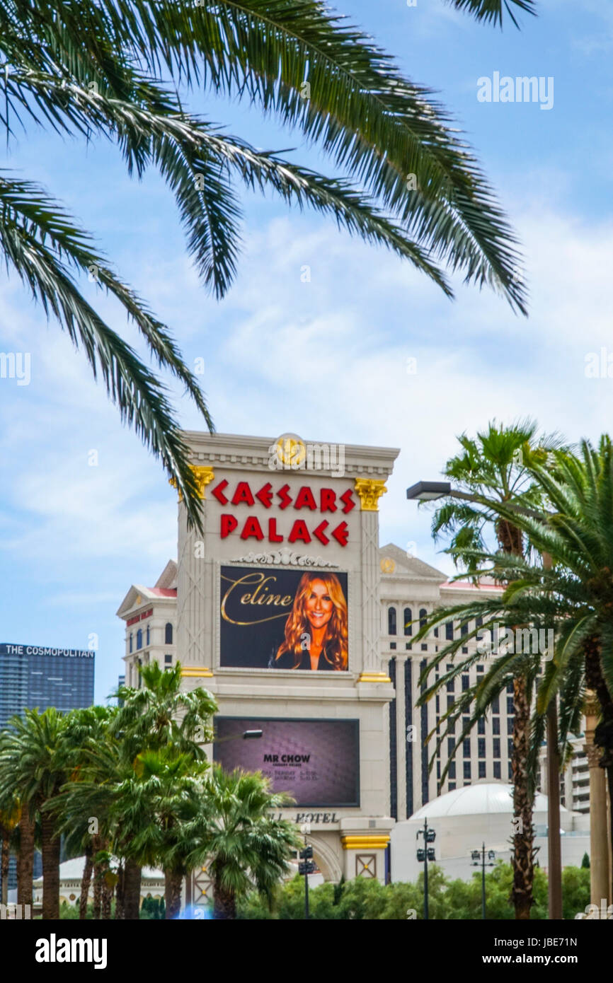 Hotel Caesars Palace in Las Vegas - LAS VEGAS - NEVADA Stockfoto