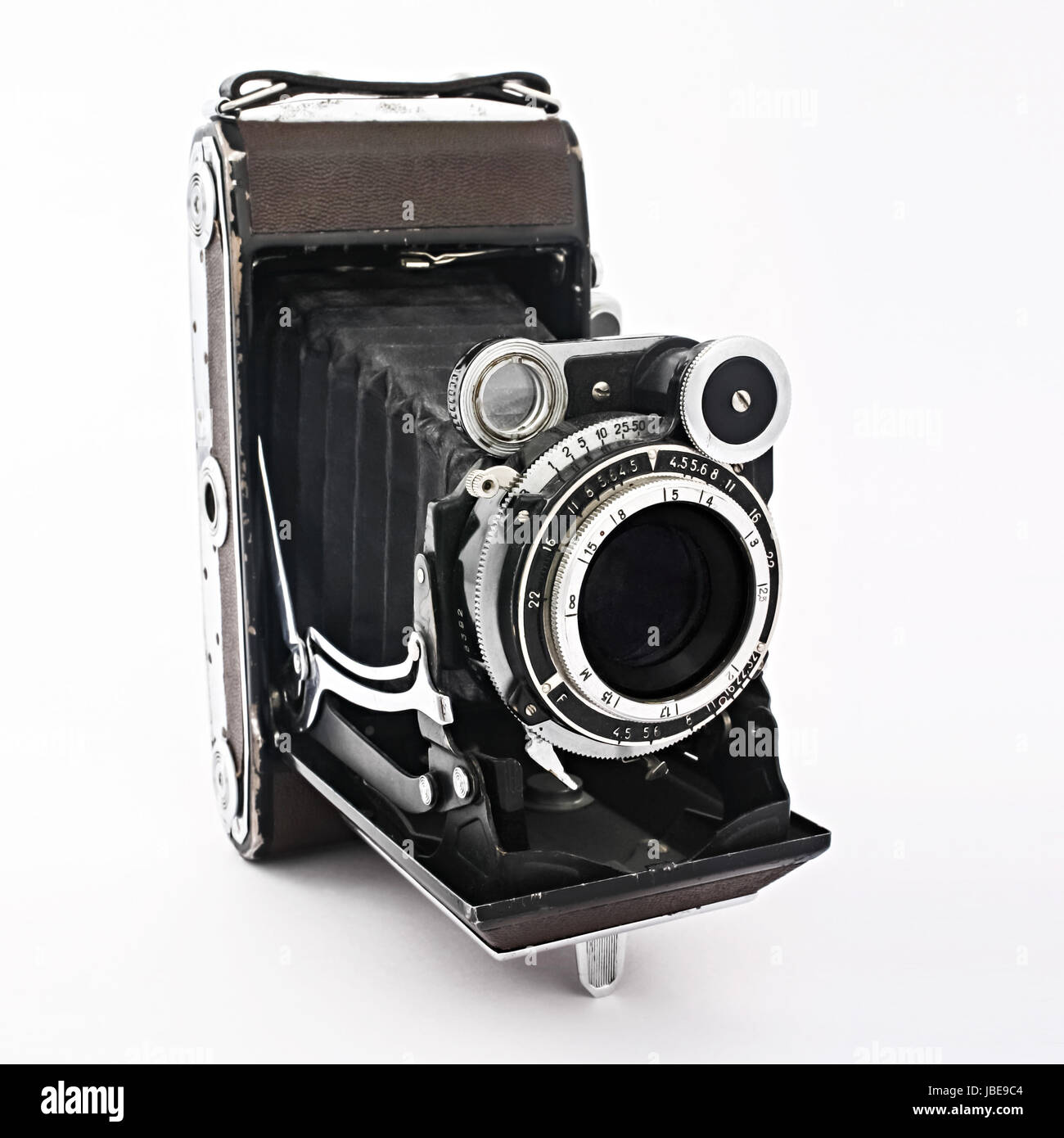 Vintage fotografischen Film-Kamera. Medium format 6 x 6 cm Stockfoto