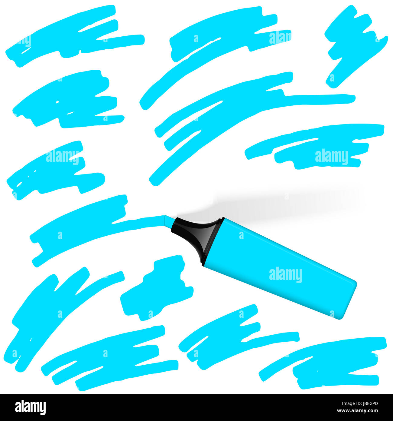 Neon wichtig Stockfoto