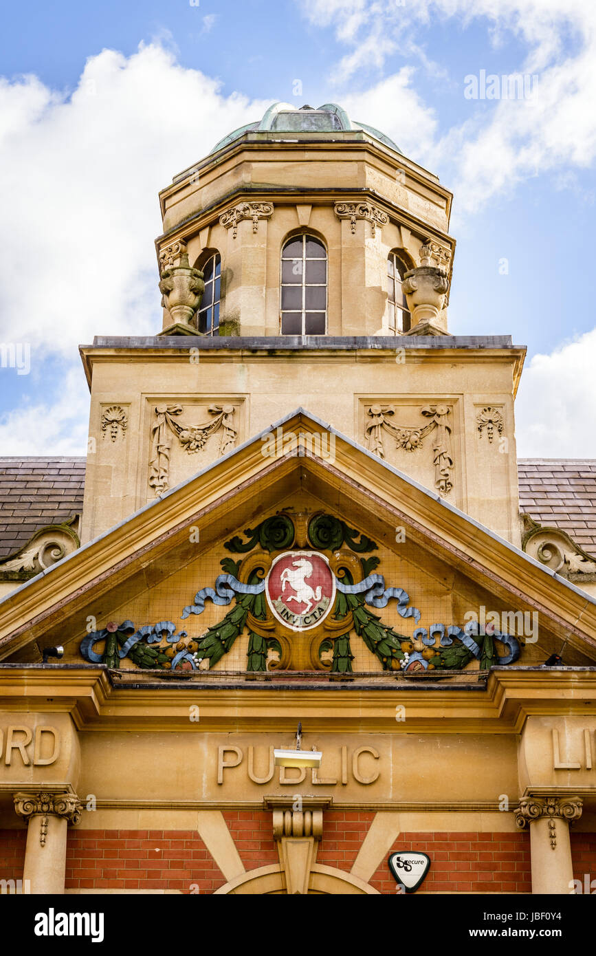 Dartford Public Library, Central Park, Market Street, Dartford, Kent Stockfoto