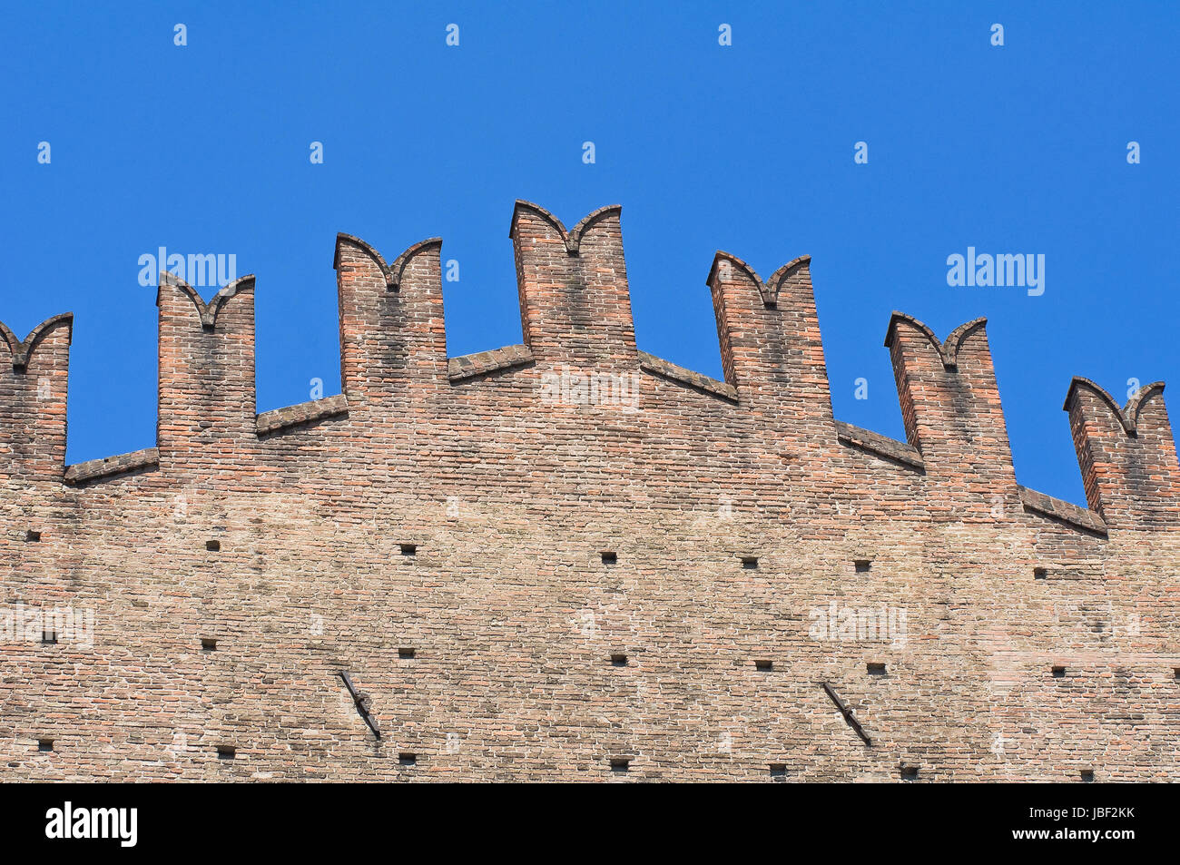 König Enzo Palast. Bologna. Emilia-Romagna. Italien. Stockfoto