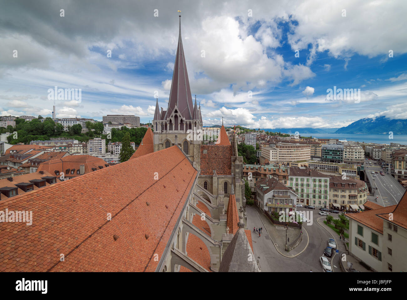 Altstadt und dom von lausanne Fotos und Bildmaterial in hoher