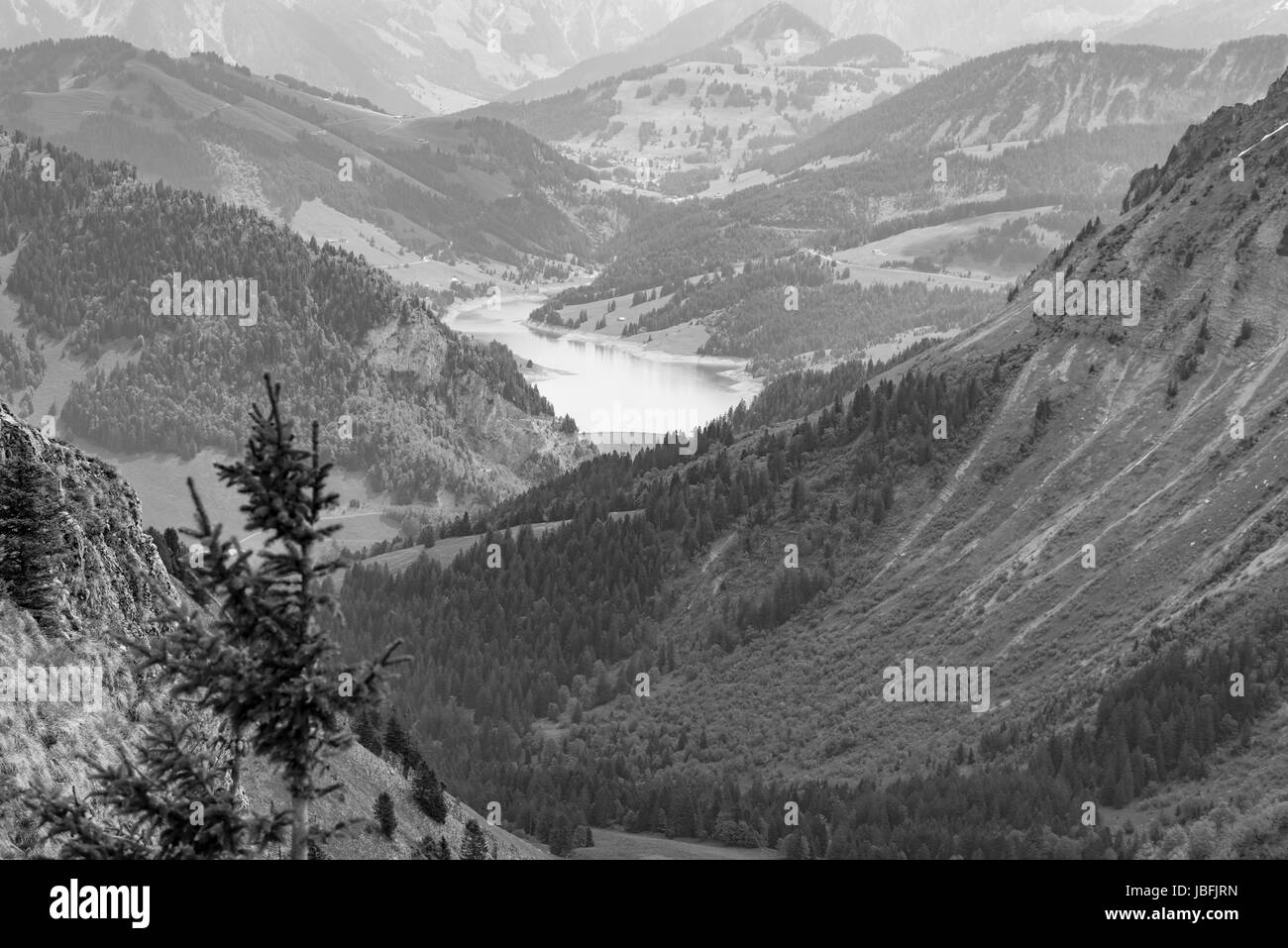 Rochers de naye schweizer alpen SchwarzweißStockfotos und bilder Alamy