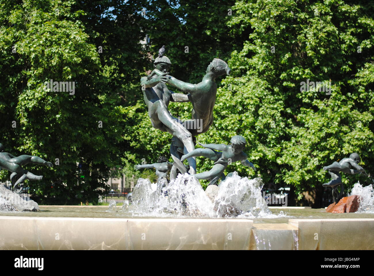Freude am Leben-Statue - Hyde Park Stockfoto