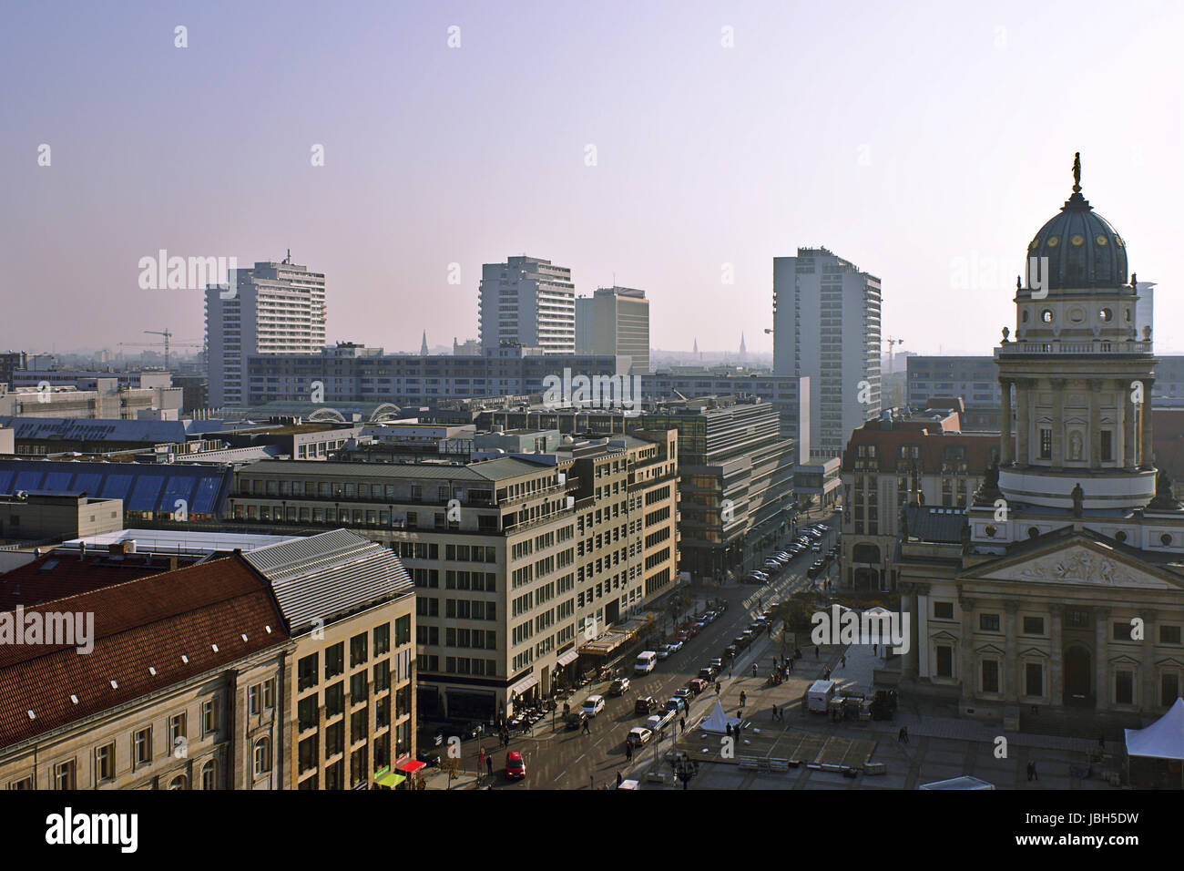 mitten in berlin Stockfoto