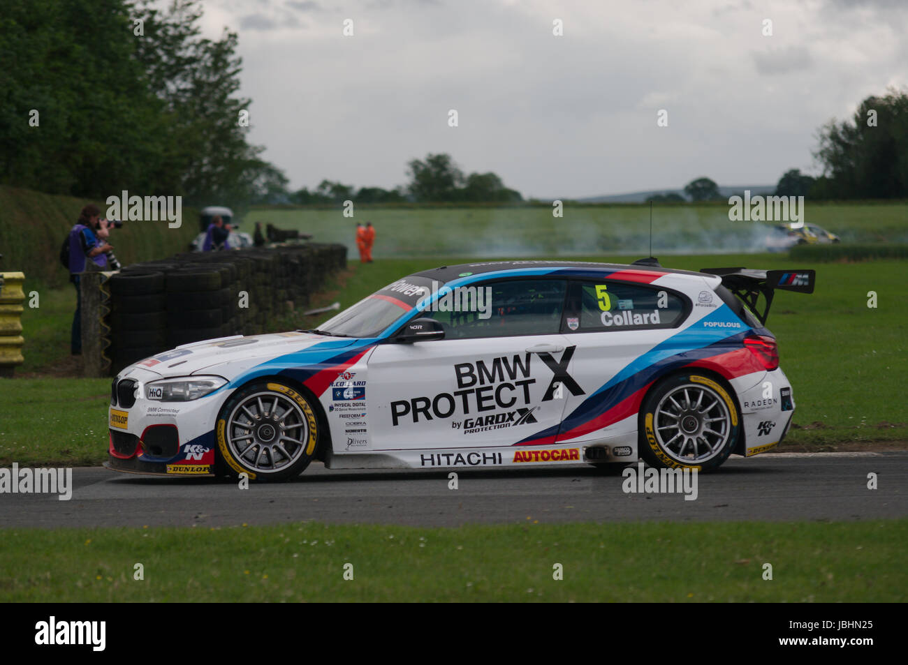 Croft Circuit, England, 11. Juni 2017. Robert Collard der Dritter im Rennen 14 der British Touring Car Championship in Croft Circuit, Credit: Colin Edwards/Alamy Live News. Stockfoto