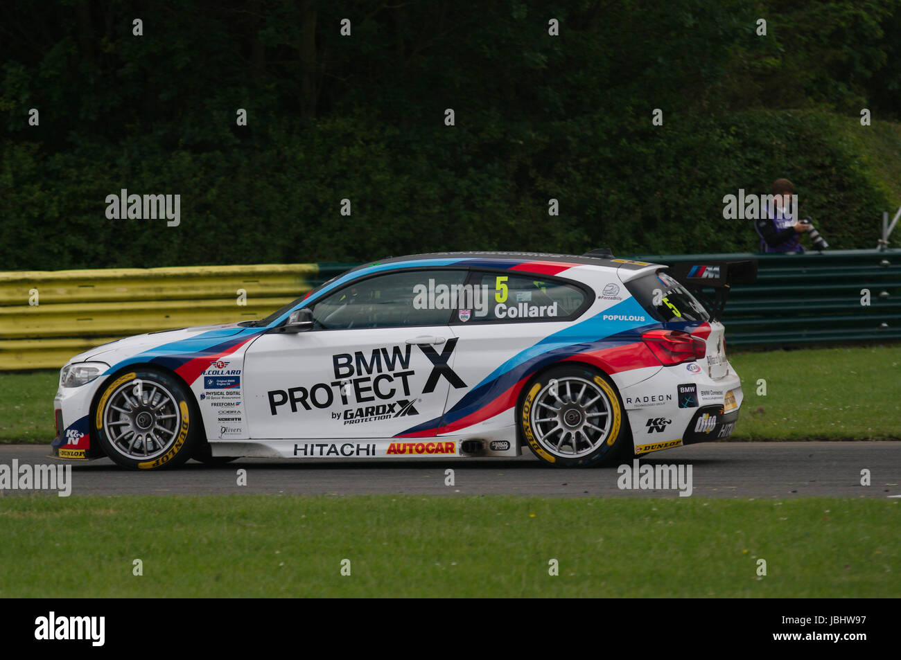 Croft Circuit, England, 11. Juni 2017. Robert Collard der Dritter im Rennen 14 der British Touring Car Championship in Croft Circuit, Credit: Colin Edwards/Alamy Live News. Stockfoto