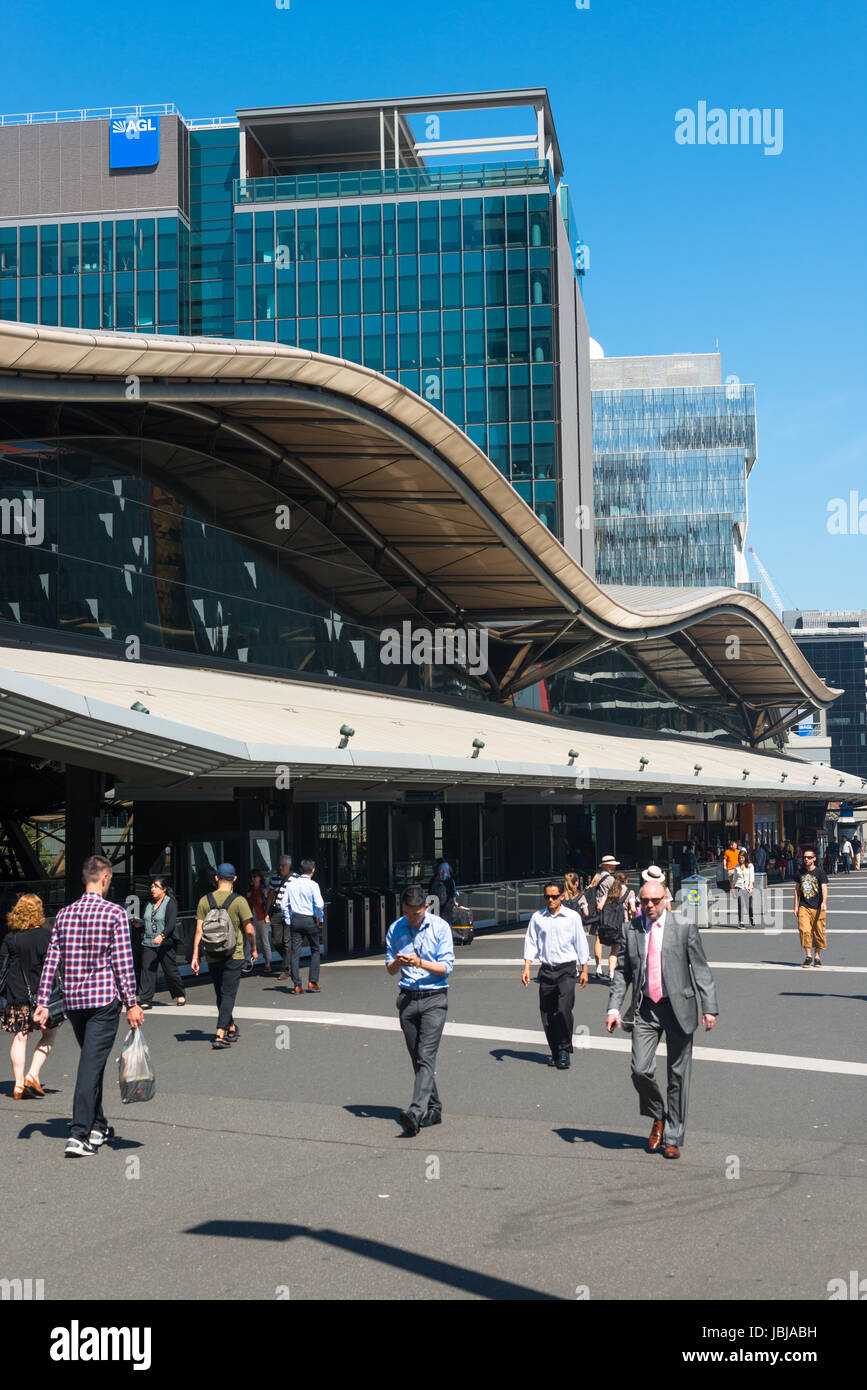 Southern Cross Bahnhof, Melbourne, Victoria, Australien. Stockfoto