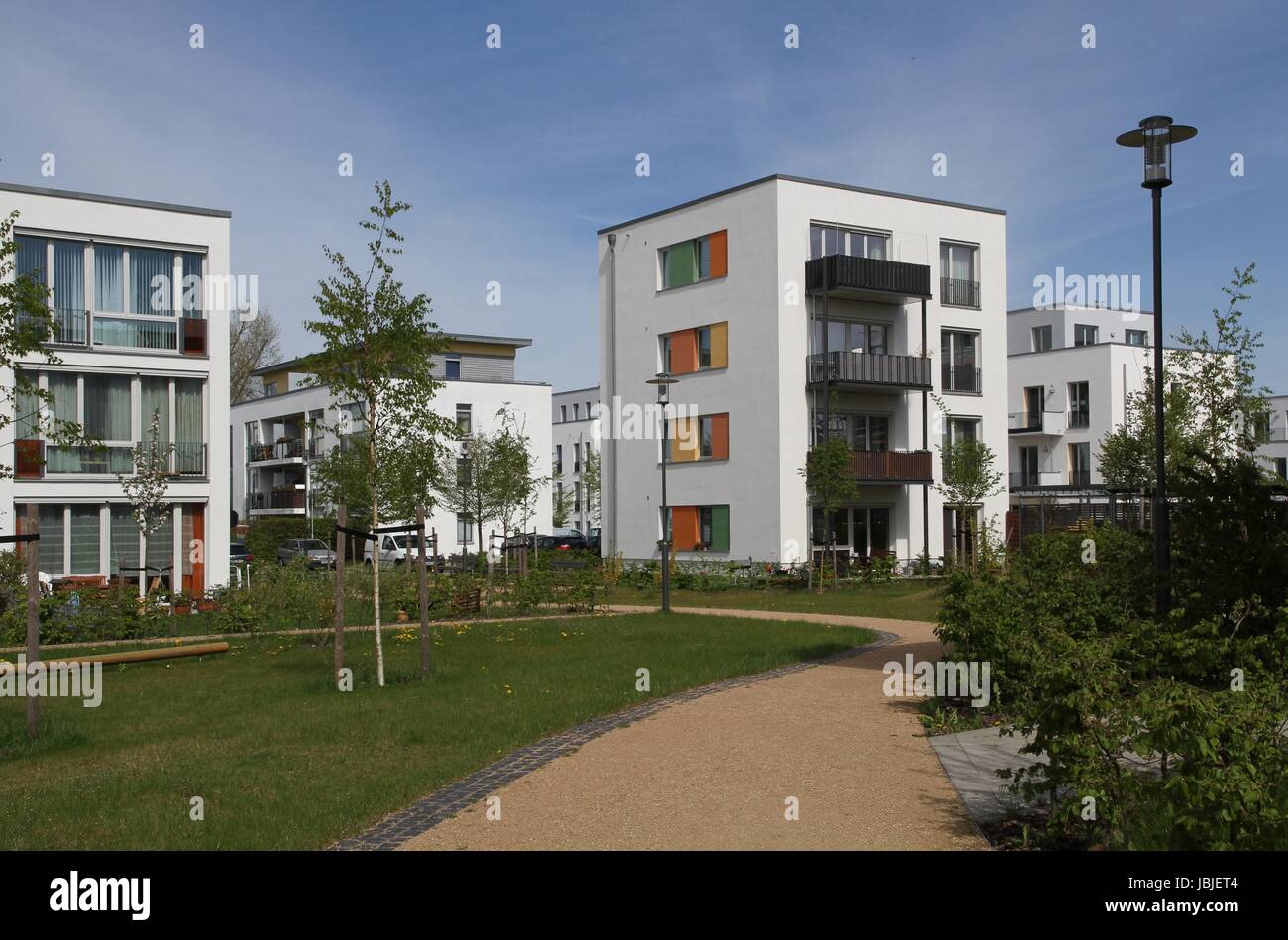 Berlin - Neue falkenberg Garden City Stockfoto