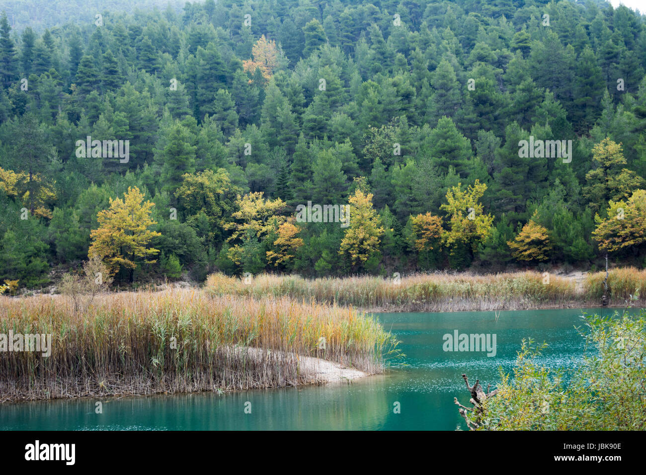 Ein kleiner See am Peloponnisos Stockfoto