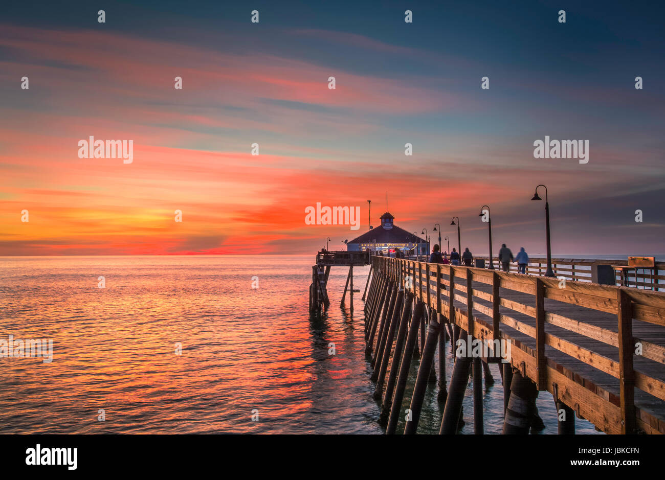 San Diego Pier Stockfoto