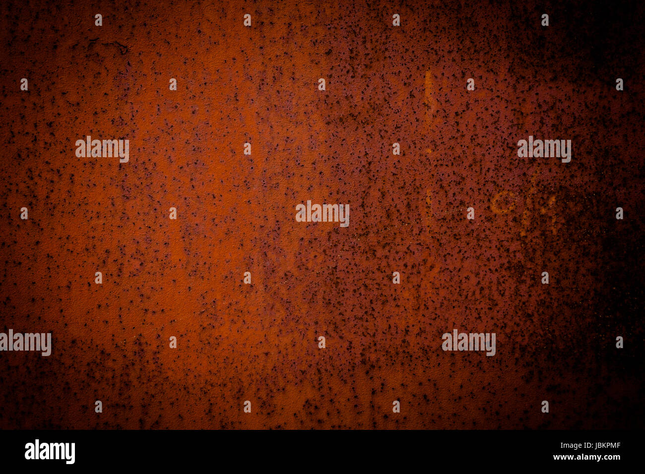 Rostiges Metall Grunge Hintergrund - Platte Textur Stockfoto