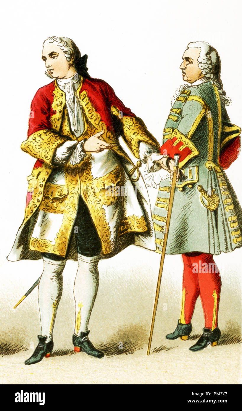 Französische Kleidung 18 Jahrhundert Stockfotos und -bilder Kaufen - Alamy
