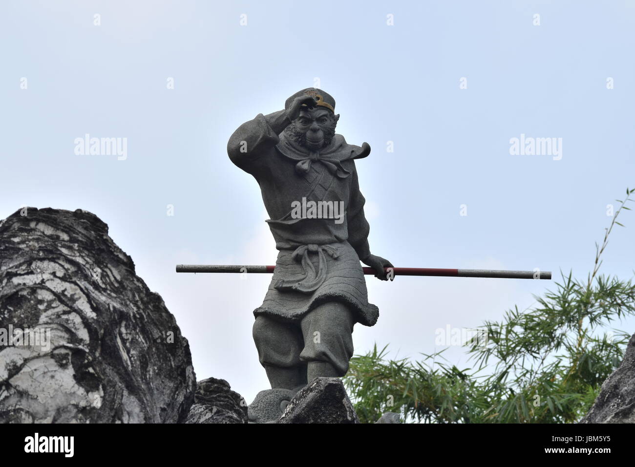 Sun Wukong / Sonne gehen Kong / Affenkönig Stockfoto