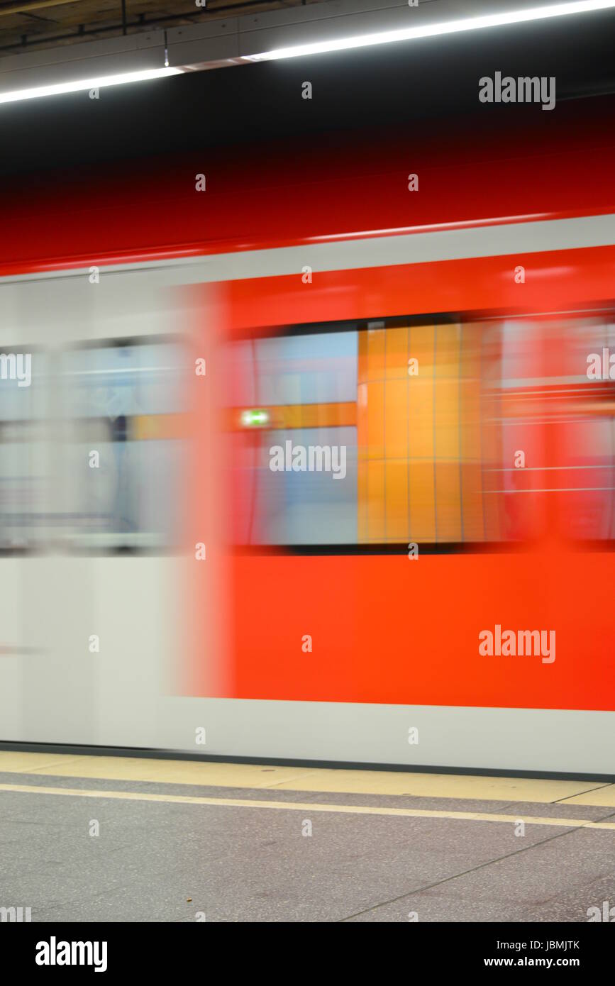 S-Bahn in München Stockfoto