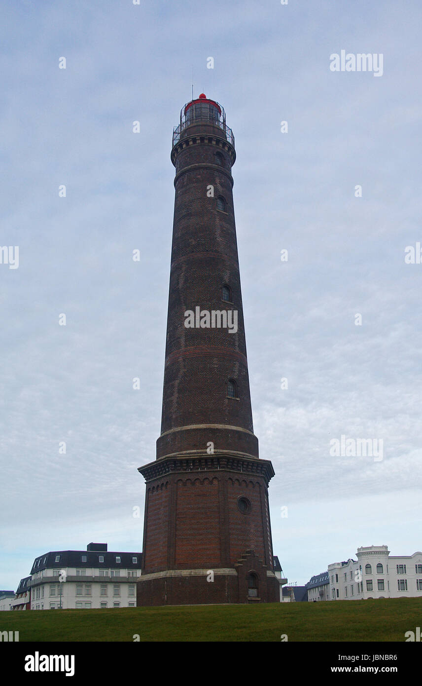 Neuen Leuchtturm, Borkum Stockfoto