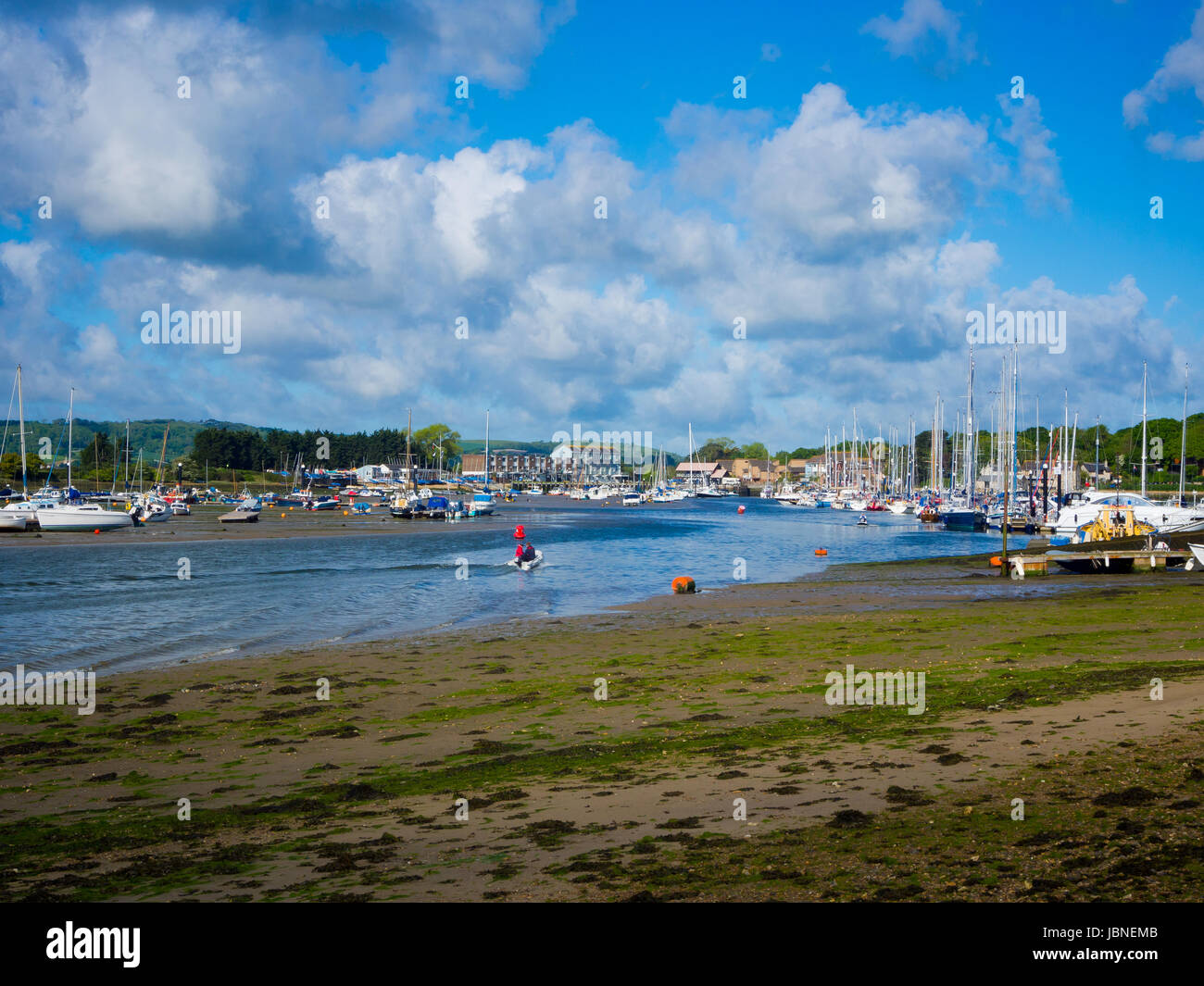 Bembridge Hafen, Isle of Wight Stockfoto