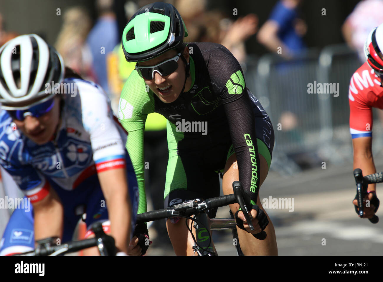 Etappe 5 der 2017 OVO Energie Frauen Tour of Britain in London Stockfoto