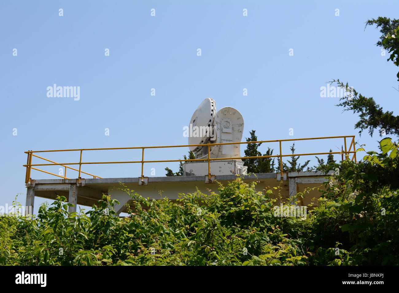 Surface Air Missile Radar aufgegeben Stockfoto