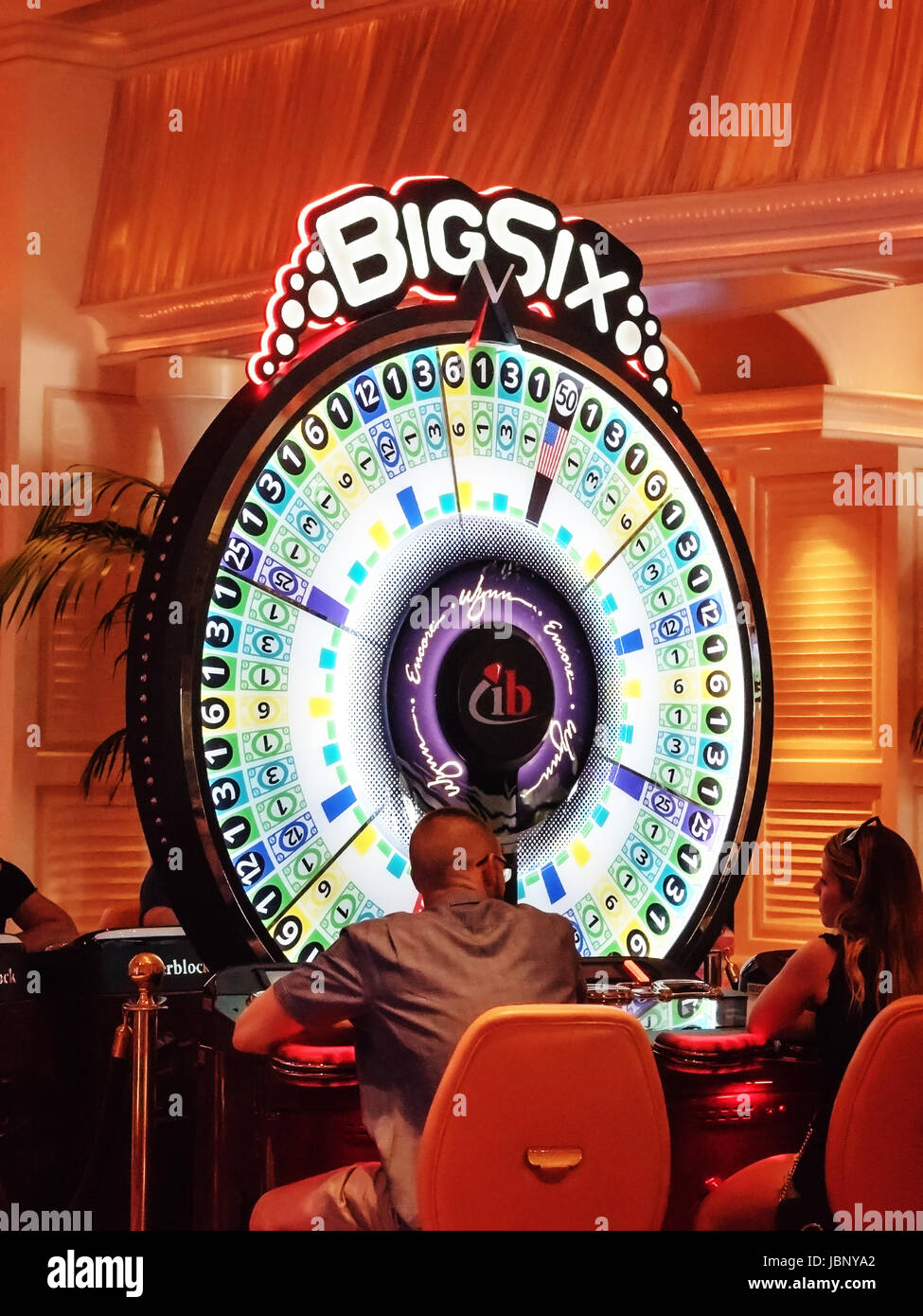 Im Casino, Las Vegas, The Entertainment-Hauptstadt der Welt, Nevada, USA Stockfoto