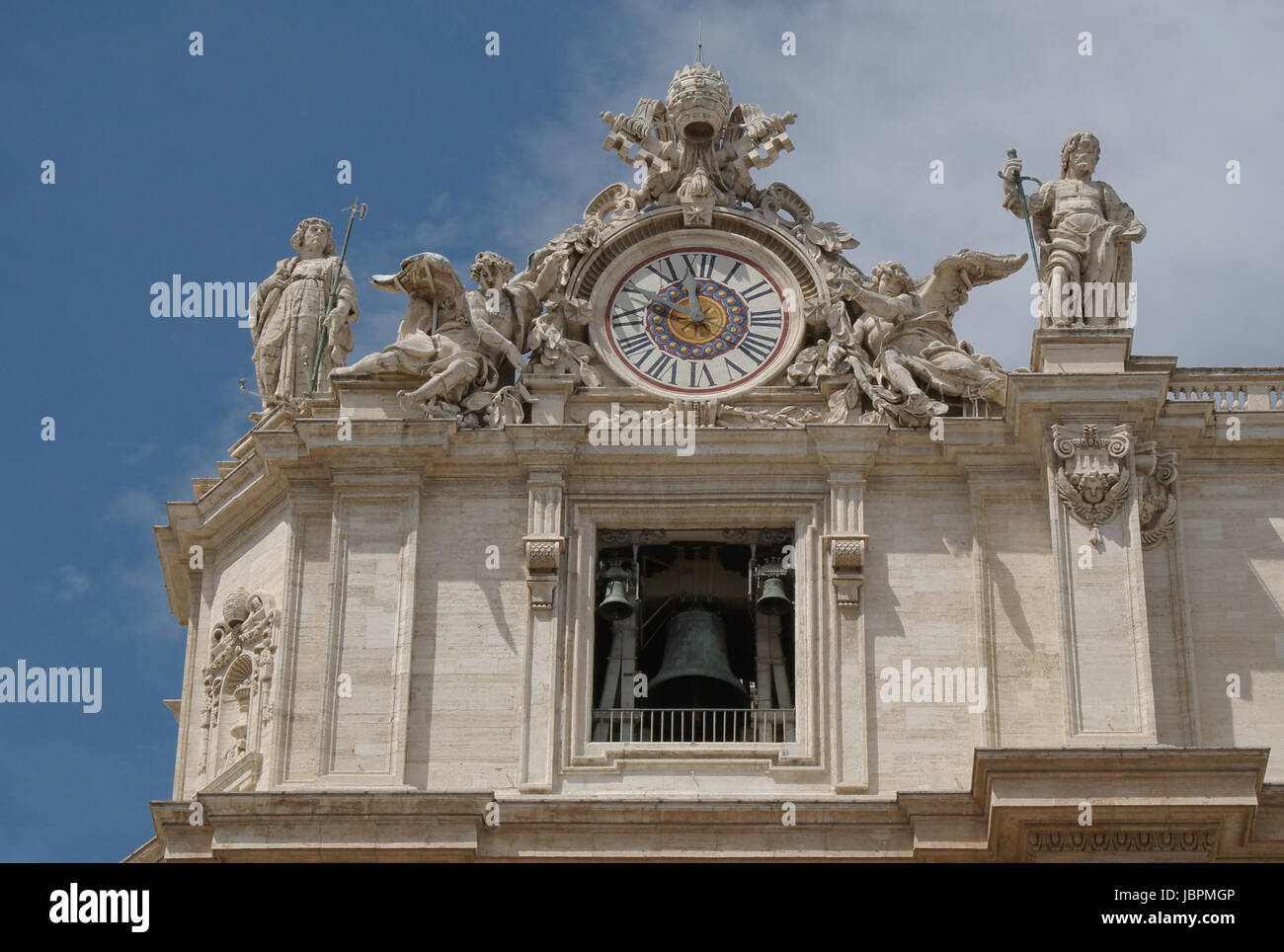 Statue Fenster Stockfoto