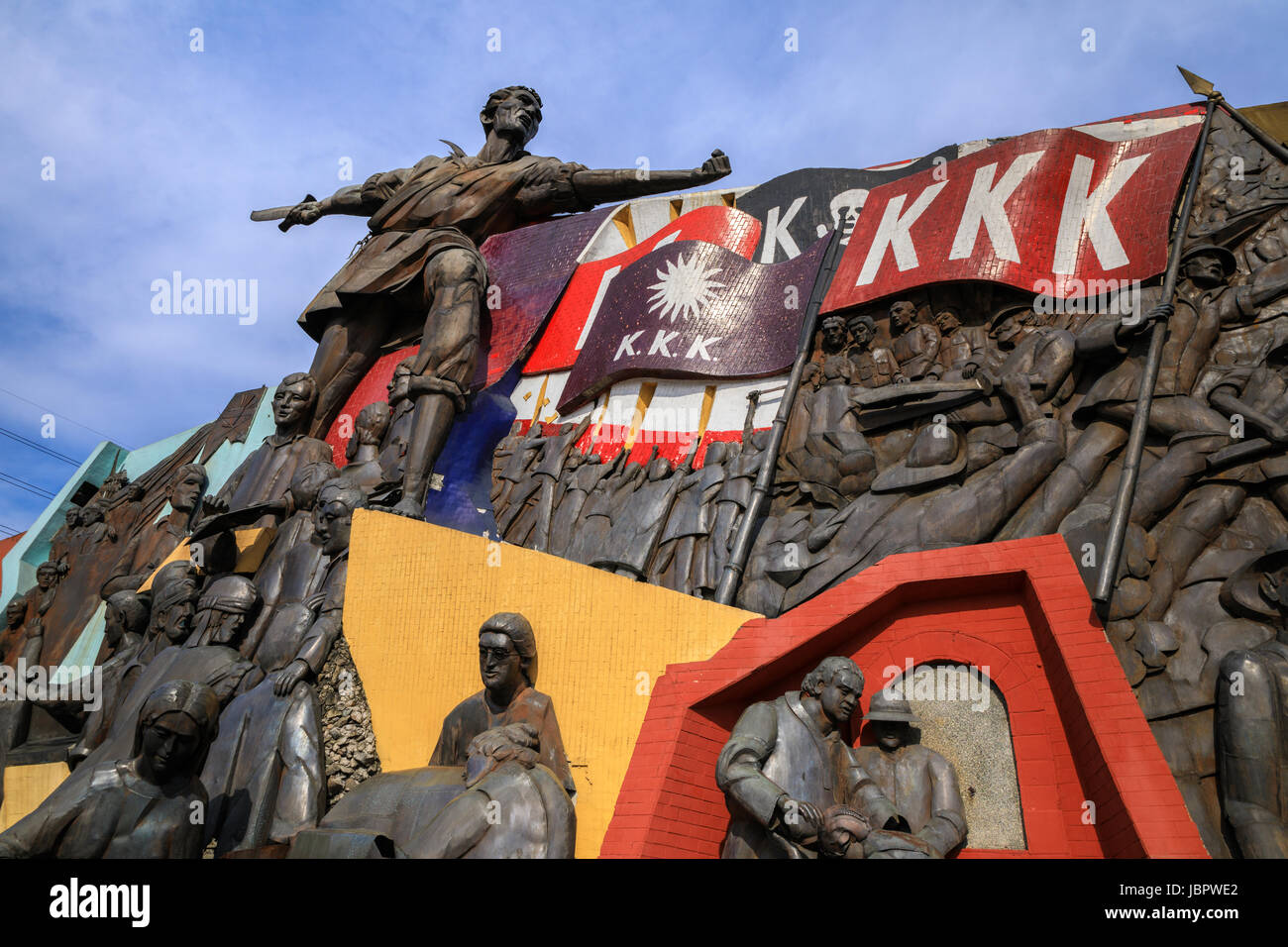 27. November 2016 Katipunan (abgekürzt KKK) Denkmal in Manila, Philippinen - Outdoor-Wahrzeichen Stockfoto