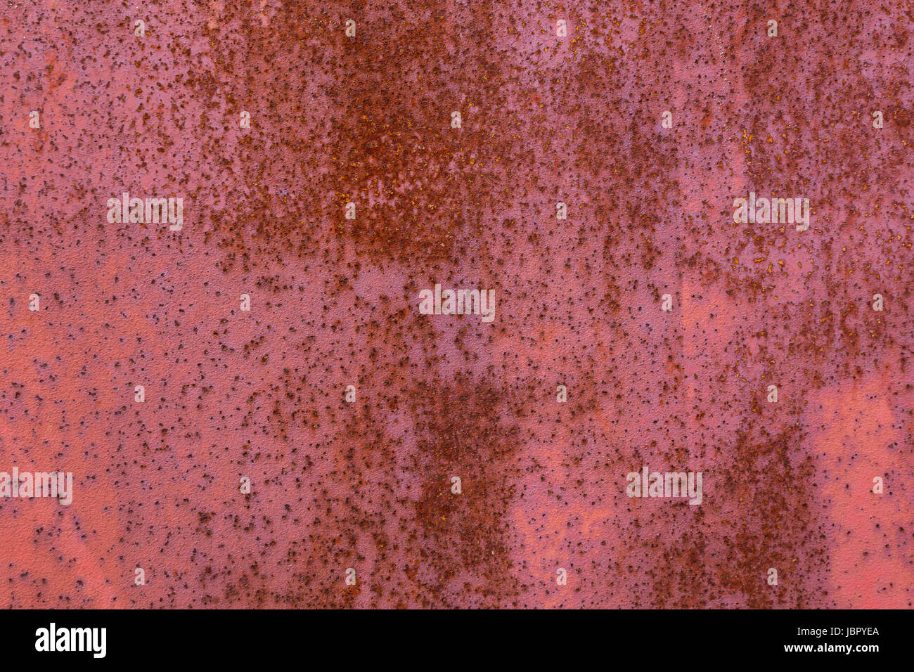Rostiges Metall Grunge Hintergrund - Platte Textur Stockfoto