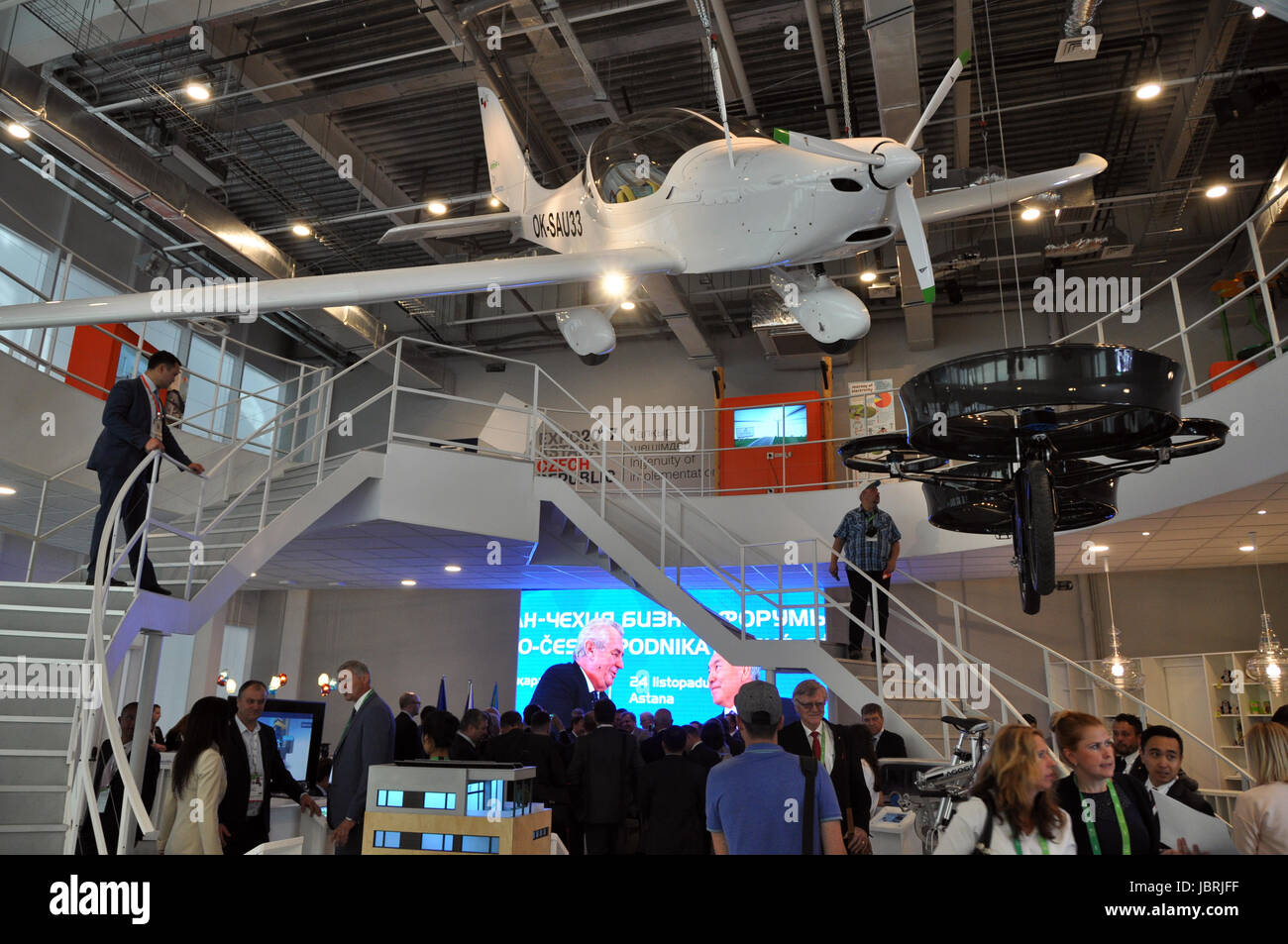 Tschechischen Pavillon wurde während der Astana-EXPO 2017-Ausstellung in Astana, Kasachstan am 10. Juni eröffnet. (CTK Foto/Karel Capek) Stockfoto